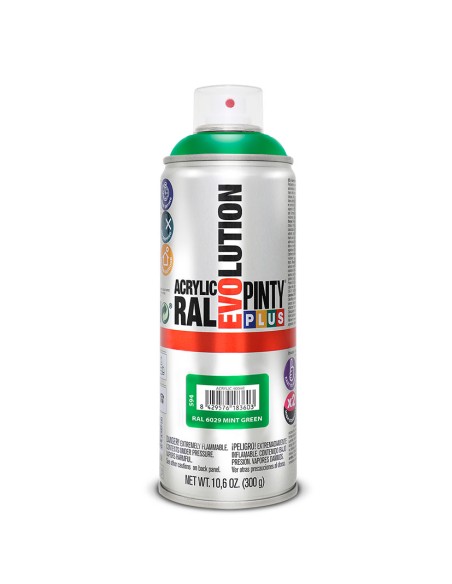 PINTURA SPRAY ACRILICA VERDE MENTA 400ML