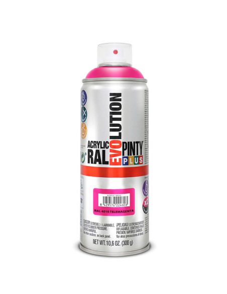 PINTURA SPRAY ACRILICA FUCSIA . 400ML