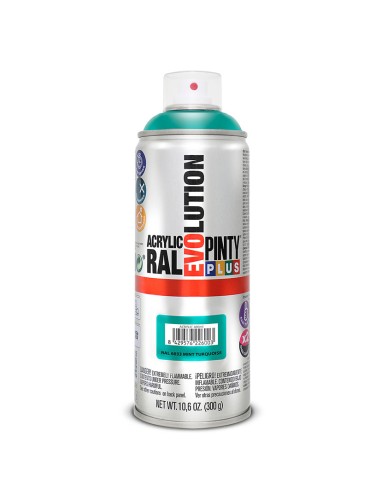 PINTURA SPRAY ACRILICA AZUL TURQU  400ML