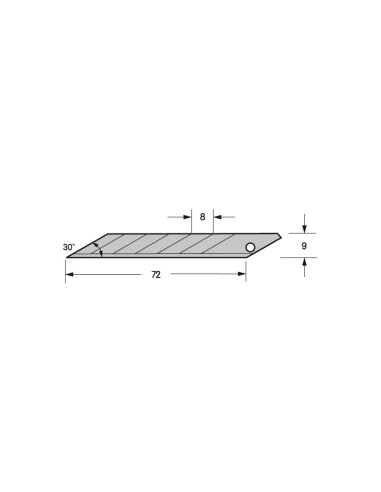 CUCHILLA LC-390 10 UDS. TAJIMA