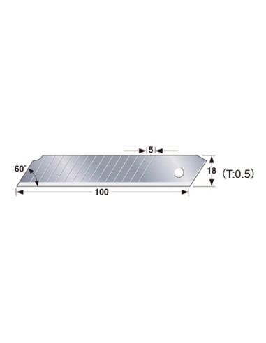 CUCHILLA LCB-50D 10 UDS. TAJIMA