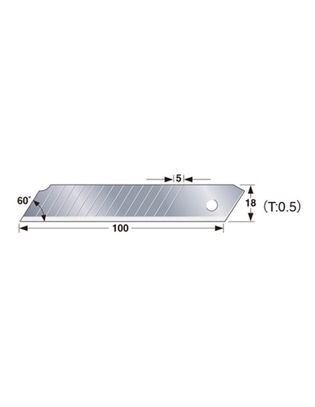 CUCHILLA LCB-50D 10 UDS. TAJIMA