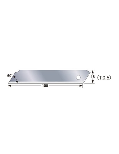 CUCHILLA LCB-50S 10 UDS. TAJIMA