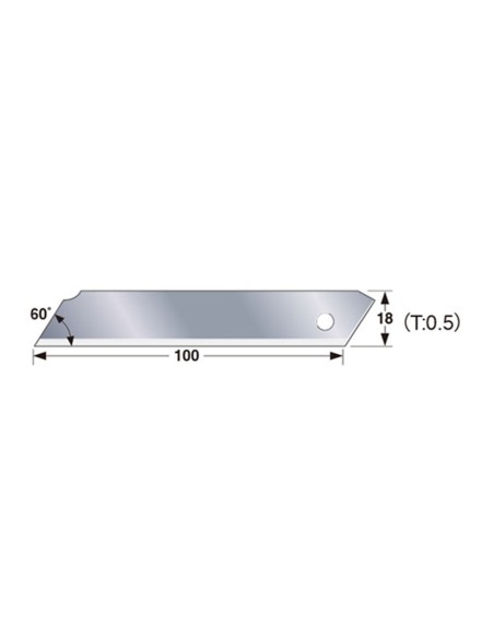 CUCHILLA LCB-50S 10 UDS. TAJIMA