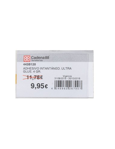PORTAPRECIOS IMANTADO 70X40mm (100 Ud)
