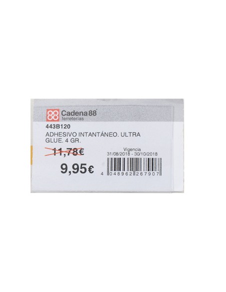 PORTAPRECIOS IMANTADO 70X40mm (100 Ud)