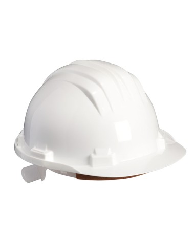 CASCO SEGURIDAD C/BANDA DESUDAD.BLANCO