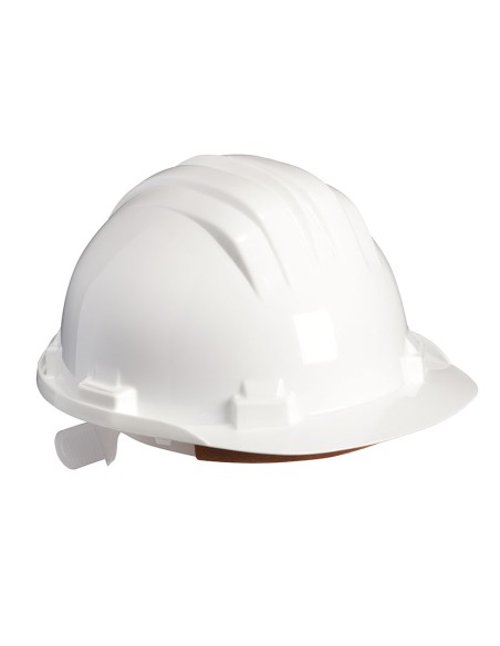 CASCO SEGURIDAD C/BANDA DESUDAD.BLANCO