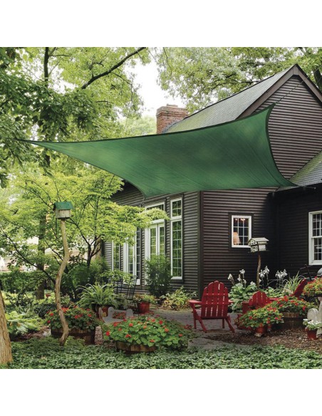 TOLDO VELA 5,5X5,5 M. VERDE