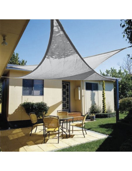 TOLDO VELA 3,6X 3,6X3.6 M. BLANCO