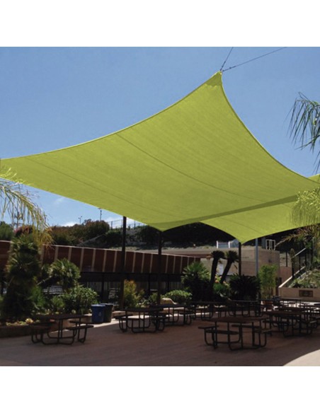 TOLDO VELA IMPERM. 5,5X5,5M. VDE.CLR