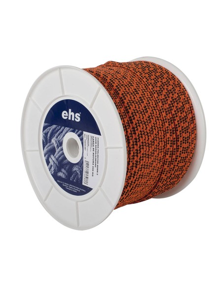 CUERDA POLIÉSTER Ø6MM X 200M NARAN/NEGRO