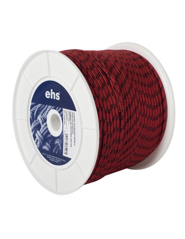 CUERDA POLIÉSTER Ø10MM X 100M ROJO/NEGR