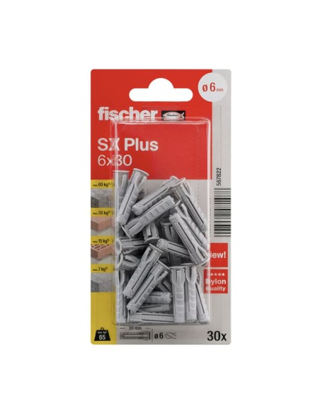 TACO PLASTICO SX PLUS 8X40SK AGLOMERADO