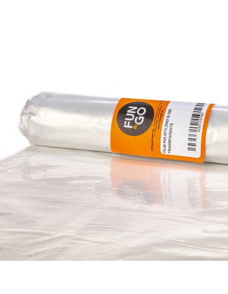 PLASTICO ROLLO 2X25M GALGA 200. TRANS.