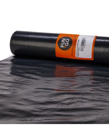 PLASTICO ROLLO 2X25M GALGA 200. NEGRO