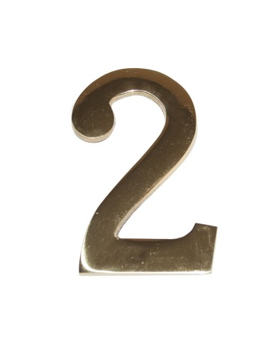 NUMERO LATON 10 CM Nº 2. EHL