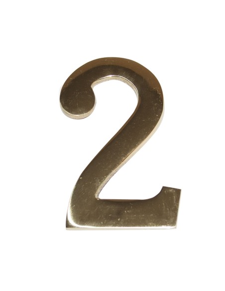 NUMERO LATON 10 CM Nº 2. EHL