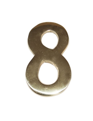 NUMERO LATON 10 CM Nº 8 . EHL