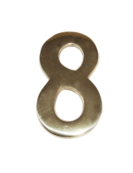 NUMERO LATON 10 CM Nº 8 . EHL