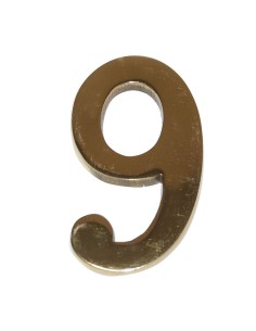 NUMERO LATON 10 CM Nº 9. EHL