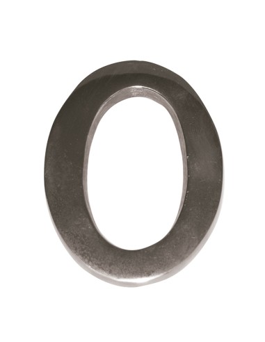 NUMERO NIQUEL MATE 10 CM Nº 0  EHL