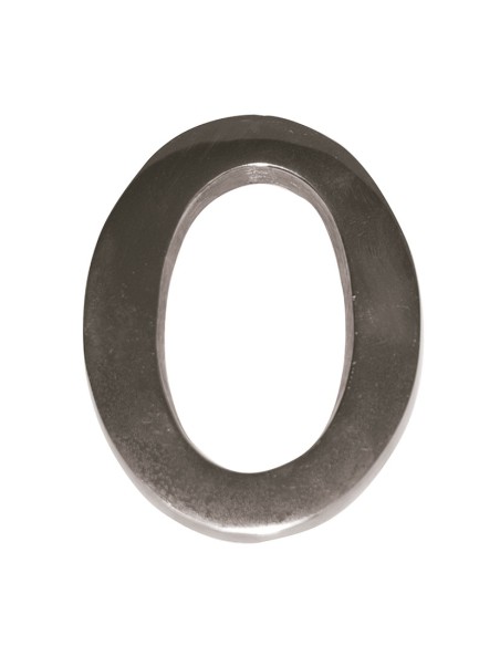 NUMERO NIQUEL MATE 10 CM Nº 0  EHL