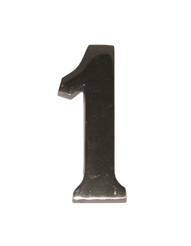 NUMERO NIQUEL MATE 10 CM Nº 1  EHL