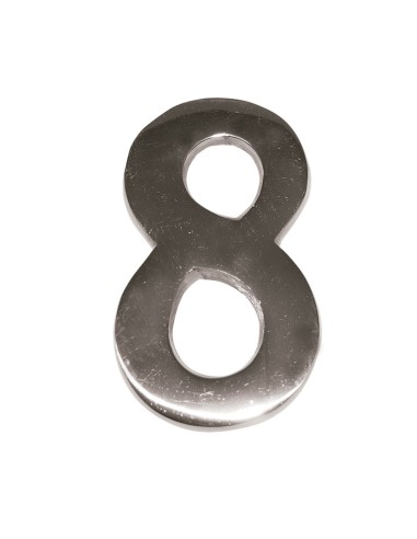 NUMERO NIQUEL MATE 10 CM Nº 8  EHL