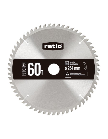 DISCO SIERRA CIRCULAR D.254X2,5X30MM.60Z