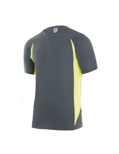CAMISETA TECNICA RC-1 GRIS/AMARILL. T/XL