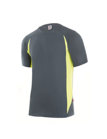 CAMISETA TECNICA RC-1 GRIS/AMARILL. T/XL