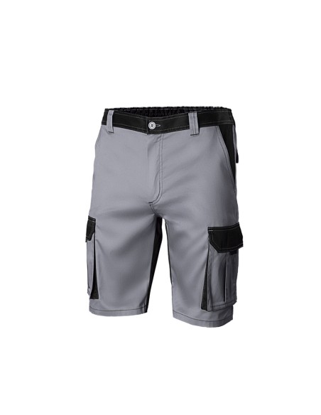 BERMUDA MULTIBOLSILL RB-1 GRIS/NEG. T/44