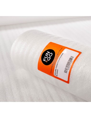 ESPUMA FOAM 1 MM COLOR BLANCO 1,2M X25M