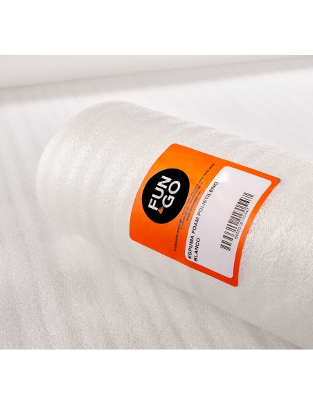 ESPUMA FOAM 1 MM COLOR BLANCO 1,2M X25M