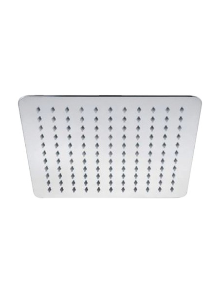 ROCIADOR DUCHA METAL INOX CUAD 25CM CROM