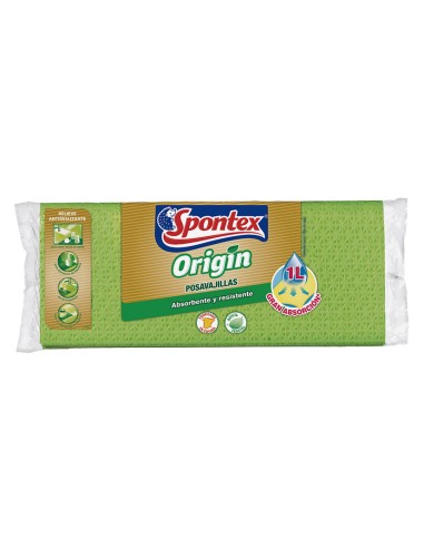 BAYETA ABSORBENTE ORIGIN ANTIBAC.SPONTEX