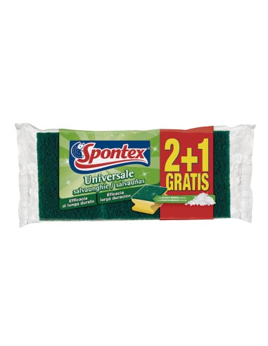 ESTROPAJO SALVAUÑAS UNIV. 3 UN.SPONTEX