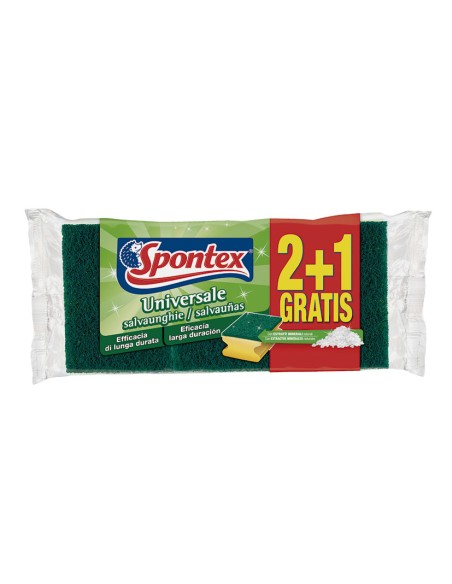ESTROPAJO SALVAUÑAS UNIV. 3 UN.SPONTEX