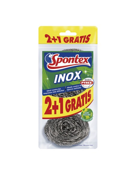 ESTROPAJO METÁLICO 3 UN. SPONTEX