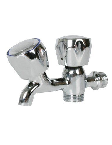 GRIFO LAVADORA DOBLE ROSCA 1/2"
