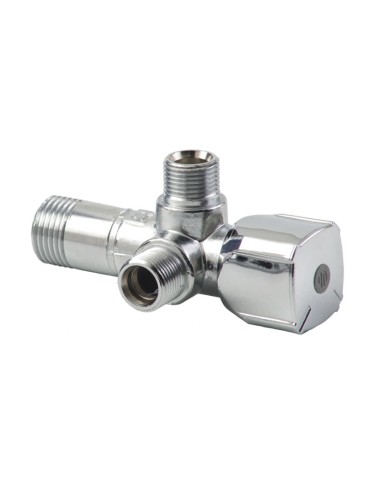 VALVULA ESCUADRA S/TCA.1/2X3/8X3/8" 1 UN