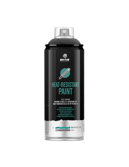 SPRAY PINTURA  ALTA TEMP. NEGRA 400 ML