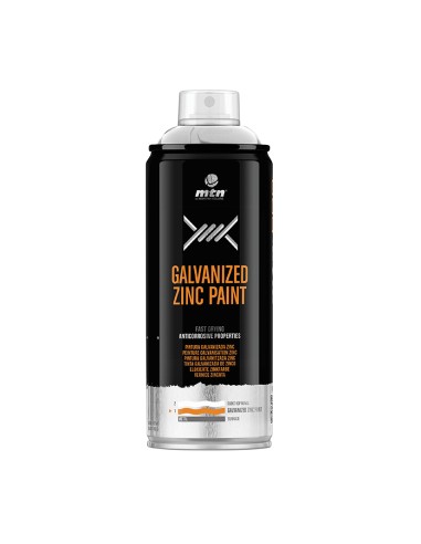 SPRAY PINTURA PLATA GALV. ZINC BR 400 ML