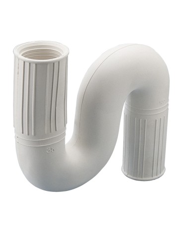SIFON FLEXIBLE PVC CERRADO 35X35MM.