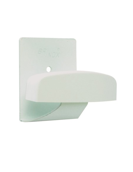 PERCHA A DHES.ACERO. BLANCO 42x50mm 2UN.