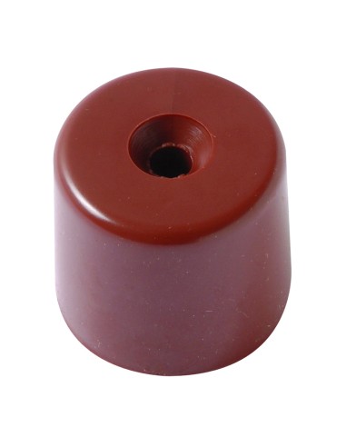 TOPE ALTO MARRON C/ TORNILLO Ø29x26mm 2U