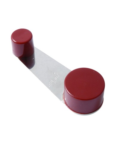 TOPE PUERTA RET.MARRON 32x102xh22 mm.