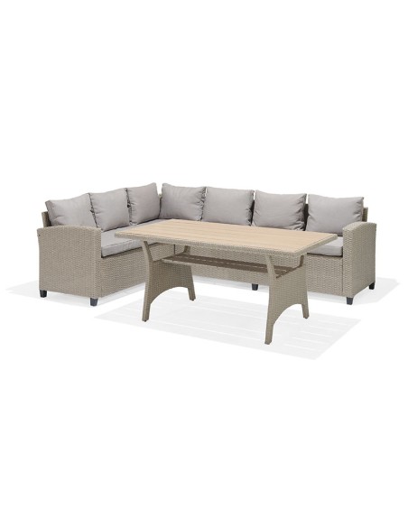 SET CONJUNTO RATÁN RINCONERO + MESA ALTA