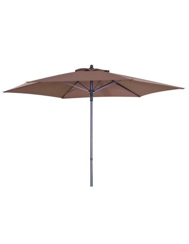 PARASOL METAL. 210CM.32 MM. 6UD.COL MARR